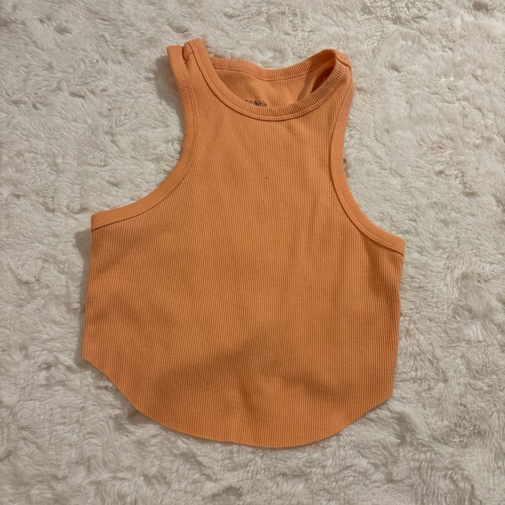 Wild Fable Peach Ribbed Tank Top